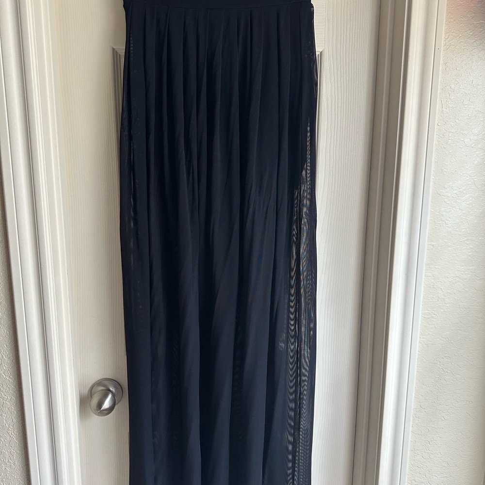 Silence + Noise Black A-Line Skirt